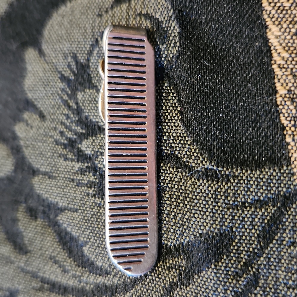 Swank Tie Clip, Comb